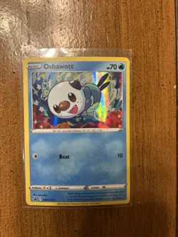 Pokemon TCG SWSH Black Star Promo: Oshawott HOLO SWSH222 - Image 1