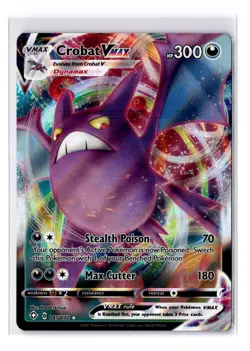 Crobat VMAX (Full Art) - 045/072 SWSH Shining Fates Ultra Rare - NM - POKEMON - Image 1