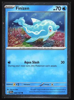 Pokemon Finizen 059/067 Twilight Masquerade Cosmos Holo Promo NM - DOUBLE SWIRL - Image 1