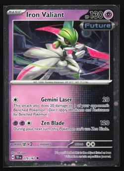 Pokemon Iron Valiant 079/162 Temporal Forces Cosmos Holo Promo NM - Image 1