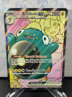 Iono’s Bellibolt EX 💡 SVP 194 Pokemon Black Star Promo Journey Together Holo NM - Image 1