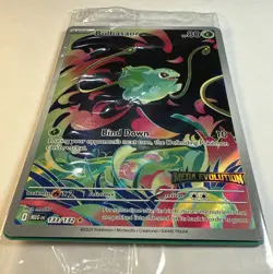 Pokemon Sealed Bulbasaur 133/132 Pokemon TCG Mega Evolution Stamped Promo - Image 3