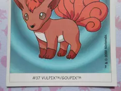 GOUPIX / VULPIX #37 - DUNKIN BOOMER 2000 - CARTE POKEMON - TRES BON ETAT - Image 3