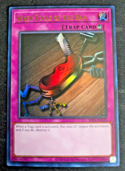 Yugioh Misprint Error Seven Tools of The Bandit UR 25th Metal Raiders MRD-EN025 - Image 1