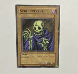 Yugioh Skull Servant 2002 LOB-004 Common 1st Edition HP - Image 1