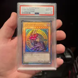 PSA 10 YuGiOh Dark Magician QCCU-JP001 Ultimate Rare Japanese Unity - Image 1