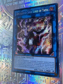 Unchained Soul Lord Of Yama MP24-EN101 Prismatic Secret Rare Yugioh NM - Image 2