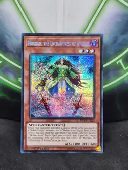 Yugioh Morgan, The Enchantress of Avalon MP19-EN223 Secret Rare 1st Edition NM - Image 1
