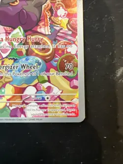 Morpeko Holo Pokemon Card 206/182 Sv04: Paradox Rift Mint Condition - Image 4