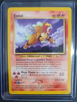 Entei 17/64 - Neo Revelation Set - Pokemon Card - Excellent Condition - Image 1