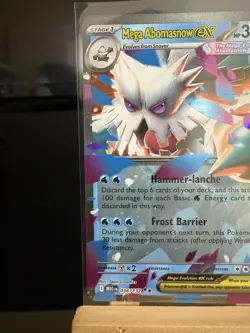 MEGA ABOMASNOW EX - 036/132 Mega Evolution - Double Rare Holo - Pokemon TCG Card - Image 2