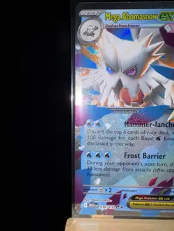 MEGA ABOMASNOW EX - 036/132 Mega Evolution - Double Rare Holo - Pokemon TCG Card - Image 5