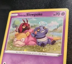 Galarian Slowpoke SWSH126 HOLO HD GALAXY SWIRL Promo Pokemon Card LP - Image 1