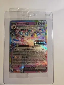 Sylveon EX Prismatic Evolutions STAMPED Sealed Promo Card 041/131 Surprise Box - Image 1