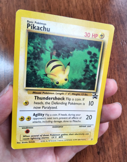 Pokemon TCG Pikachu WOTC Black Star promo card 27/53 2000 LP - Image 5