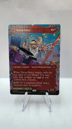 Gwen Stacy/Ghost-Spider (0209) (Borderless) Marvel's Spider-Man MTG - Image 1