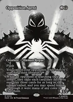 Opposition Agent - Borderless - Spiderman - MAR MTG - Image 1