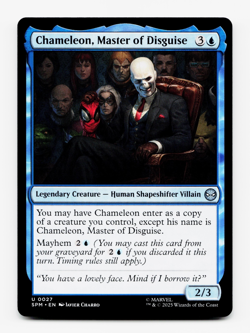 Chameleon, Master of Disguise [Marvel's Spider-Man] MTG NM/M 💧 - Image 1