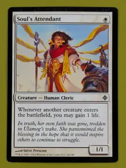 Soul's Attendant x1 Rise of the Eldrazi 1x Magic the Gathering MTG - Image 1