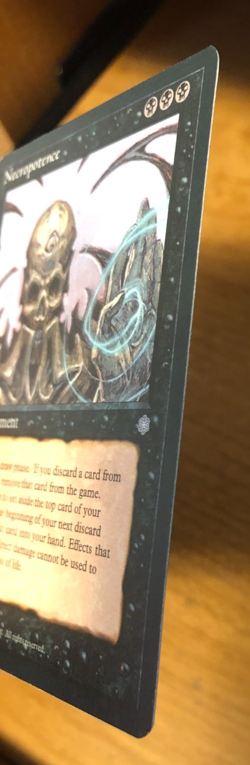 1995 MTG ICE Ice Age Vintage Necropotence NM - Image 3