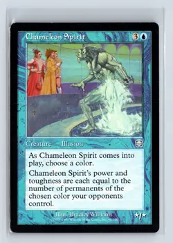 CHAMELEON SPIRIT - MTG Magic the Gathering Card - Mercadian Masques - Uncommon - Image 1