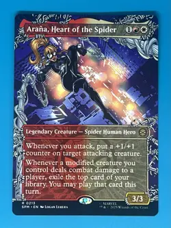 Mtg Arana, Heart of the Spider Borderless - Marvel's Spider-Man - Image 1