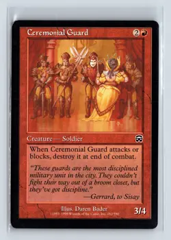 CEREMONIAL GUARD - MTG Magic the Gathering Card - Mercadian Masques - Common - Image 1