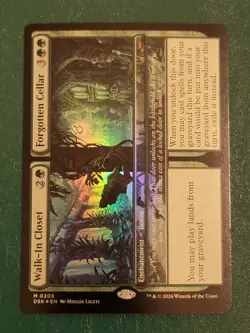 MTG Duskmourn Walk-In Closet Forgotten Cellar #205 FOIL NM - Image 1