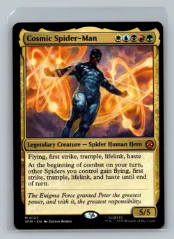 2025 MTG Marvel Spider-Man Cosmic Spider-Man 0127 M - Image 1