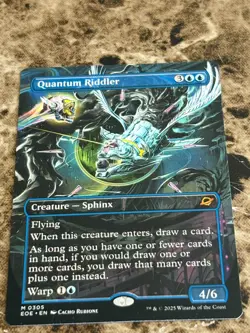 QUANTUM RIDDLER Magic MTG Edge of Eternities Borderless - Image 1