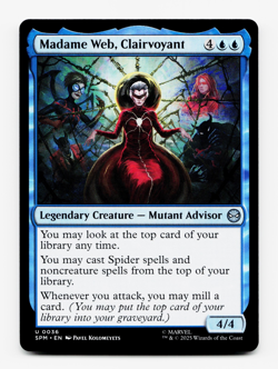 Madame Web, Clairvoyant [Marvel's Spider-Man] MTG NM/M 💧 - Image 1