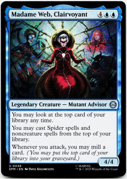Madame Web, Clairvoyant [Marvel's Spider-Man] MTG NM/M 💧 - Image 3