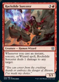 Rockslide Sorcerer - Near Mint MTG Zendikar Rising - Image 1