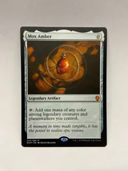 MTG Mox Amber Legendary Arifact 2018 - Image 1