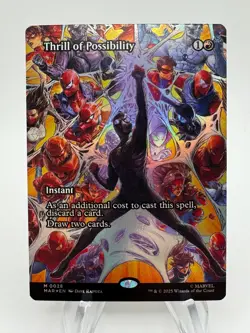 MTG Marvel's Spider-Man THRILL OF POSSIBILITY Foil Borderless Mythic #0028 - Image 1