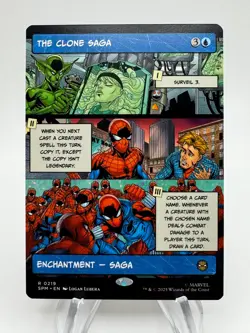 MTG Marvel's Spider-Man THE CLONE SAGA Borderless Rare #0219 - Image 1