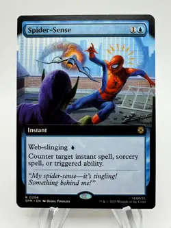 MTG Marvel's Spider-Man SPIDER-SENSE Extended Art Rare #0254 - Image 1
