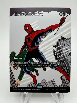 MTG Marvel's Spider-Man HEROIC INTERVENTION Borderless Mythic #0034 - Image 1