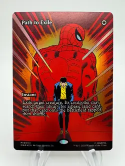 MTG Marvel's Spider-Man PATH TO EXILE Foil Borderless Mythic #0004 - Image 1