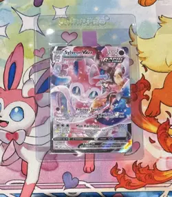 Pokemon TCG Sylveon VMAX Brilliant Stars Trainer Gallery TG15/TG30 - Image 1