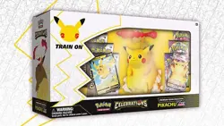 Pokemon Celebrations 25th Anniv. Premium Figure Collection Pikachu VMAX Sealed - Image 1