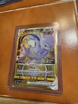 Mewtwo VSTAR (86) (Secret) 086/078 Secret Rare Holo NM Pokemon Pokemon GO - Image 1