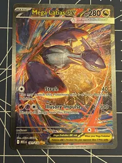 Mega Latias EX Secret Rare 181/132 Mega Evolution English Pokemon VLP - Image 1