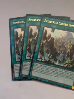 3X Yugioh Swordsoul Sacred Summit MAMA-EN042 Ultra Rare 1st Edition NM - Image 1