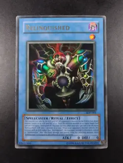 YUGIOH 2002 | RELINQUISHED | SDP-001 | NORTH AMERICAN PRINT | GOOD (PLAYED) - Image 5