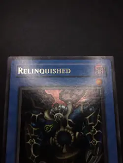 YUGIOH 2002 | RELINGUISHED | SDP-001 | NORTH AMERICAN PRINT | EXCELLENT - VG - Image 4