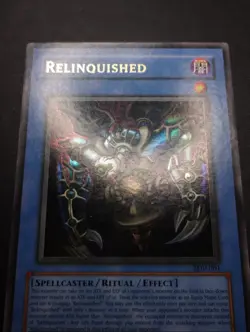 YUGIOH 2002 | RELINGUISHED | SDP-001 | NORTH AMERICAN PRINT | EXCELLENT - VG - Image 5