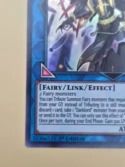 Yugioh Condemned Darklord DUOV-EN006 Ultra Rare 1st Ed NM - Image 2