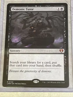 Demonic Tutor Commander Masters Regular Card - Image 1