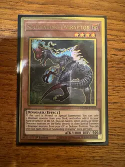 SOULEATING OVIRAPTOR - MGED-EN015 - Gold Rare - 1st Edition - (NM) Card - Image 1